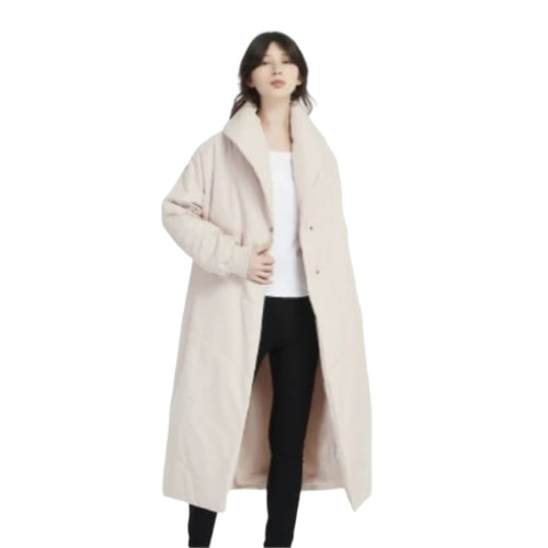 HEAVY PADDED LONG COAT [Sz:XL COL:BLUSH]