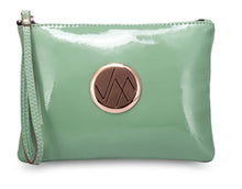 GIA CLUTCH LEATHER [COL:MINT]