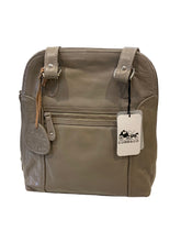 BACKPACK TAUPE LEATHER