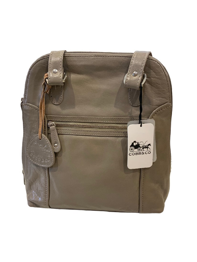 BACKPACK TAUPE LEATHER
