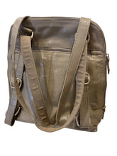 BACKPACK TAUPE LEATHER