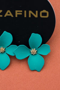 ORCHID EARRINGS GREEN (SMALL)