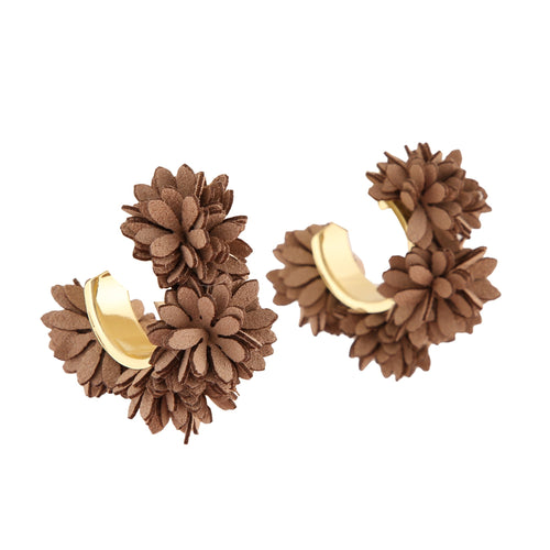 FLURRY EARRINGS COFFEE