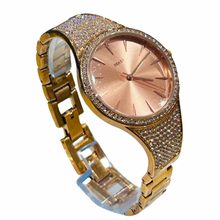 ROSE GOLD WATCH WITH SWAROVSKI CRYTALS 