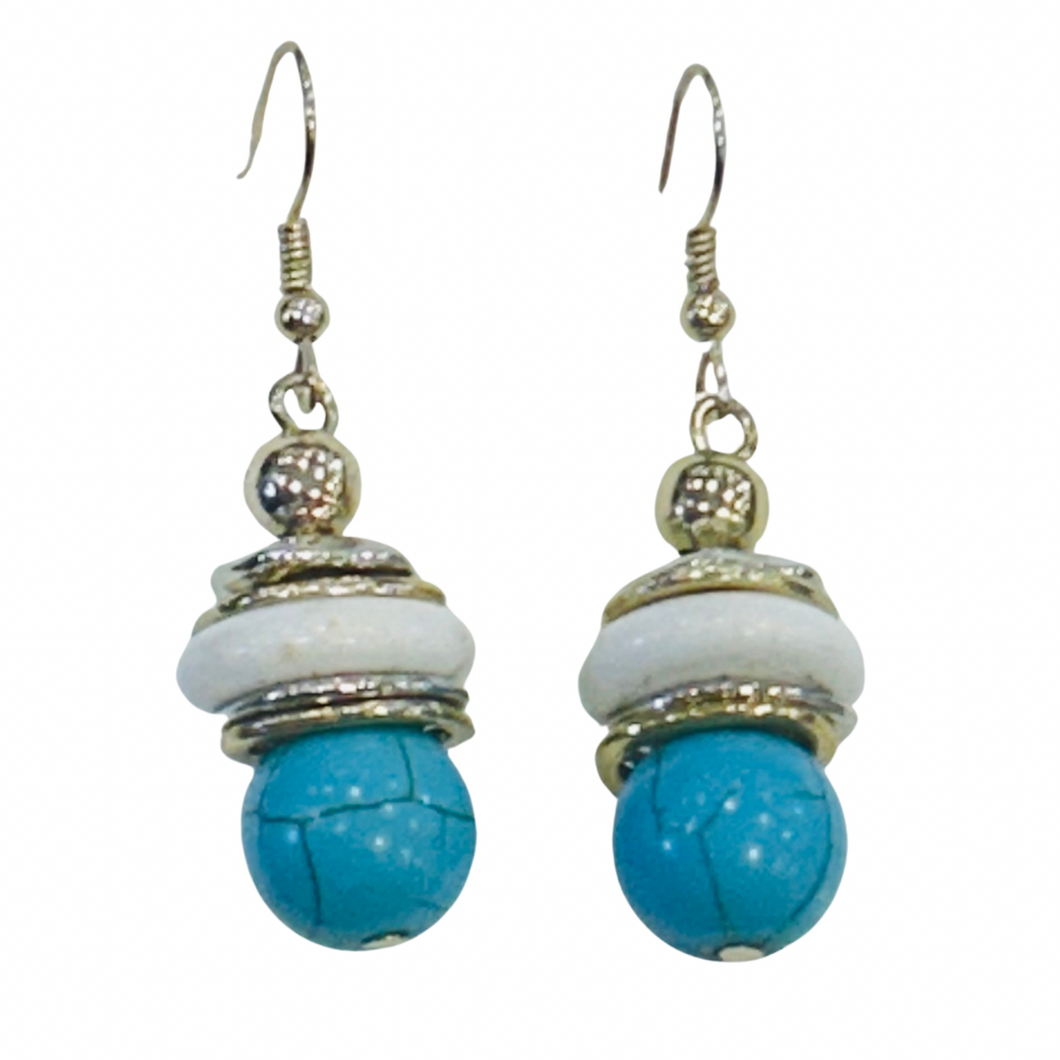 SASKIA BLUE EARRINGS