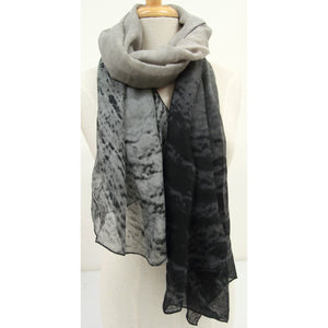 TWILIGHT BLACK/GREY SCARF