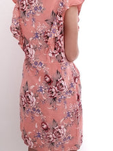 ROSE BUD APRON DOLLY DRESS [Sz:FREE SIZE (fits 12-16) COL:PEACH]