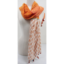 LOTUS SCARF ORANGE 