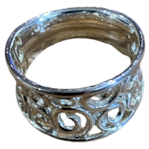 S/S MULTI SWIRL (8.5) RING