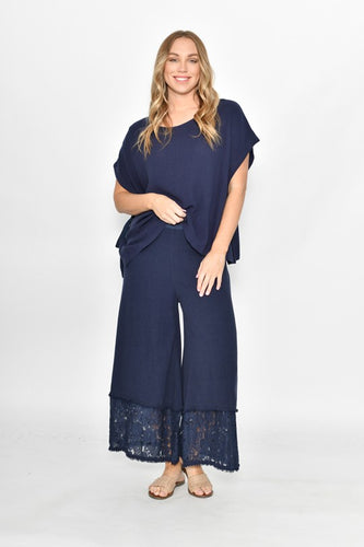 LACE LEG PANTS