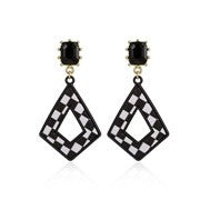 BLACK/WHITE PALOMA EARRINGS