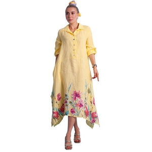 GIALLO LINEN DRESS