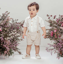 ARCHIE S/S BUTTOM ROMPER