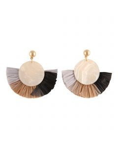 PULAU EARRINGS BLACK