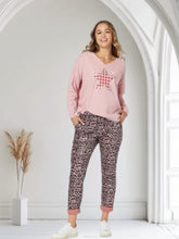 STAR V NECK KNIT [Sz:L/14 COL:ROSE]