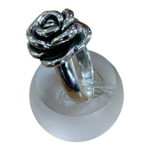 ROSE RING STERLING SILVER SIZE8