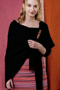 LEVEQUE SHAWL [Sz:ONE SIZE  COL:BLACK]