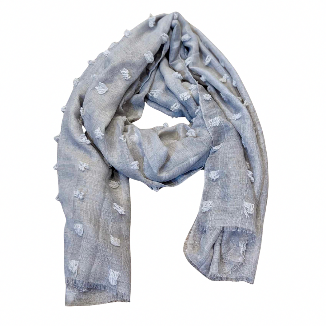 LIGHT GREY SCARF 