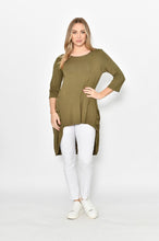 HI LO JERSEY TUNIC KHAKI [Sz:S COL:KHAKI]