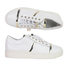 REMI SNEAKER WHITE/GOLD [COL:WHITE Sz:37]