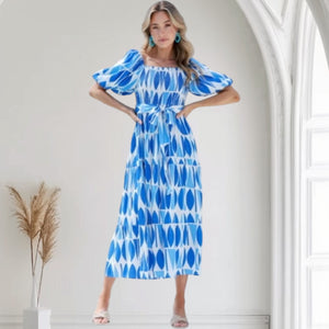 ALICE ABSTRACT MAXI [Sz:8 COL:BLUE]