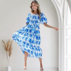 ALICE ABSTRACT MAXI [Sz:8 COL:BLUE]