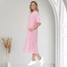 SOFIA SHIRT DRESS [Sz:12 COL:PINK STRIPE]