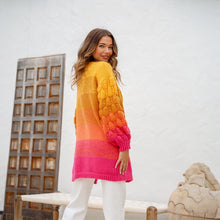 HONEY POT OMBRE COATIGAN [Sz:S/M COL:PINK/ORANGE]