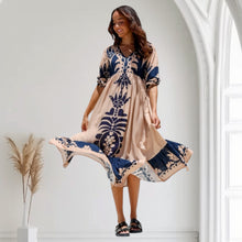 PANEMA DRESS [Sz:8 COL:LATTE/NAVY]