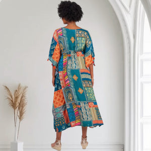 HAMPTON KAFTAN [Sz:ONE SIZE  COL:HAGUE PRINT]