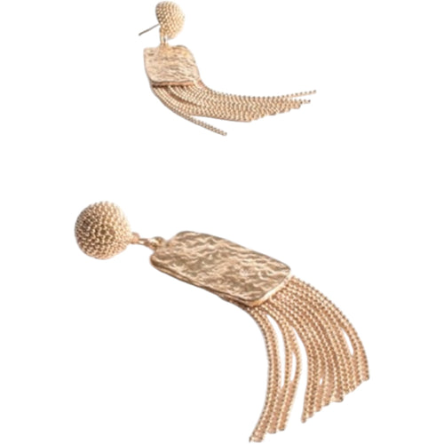 CHAIN TASSEL EVENT EARRINGS 