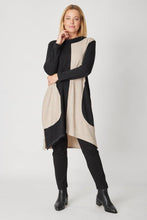 ROMY TURTLE NECK TUNIC DRESS [Sz:10 COL:BLACK/SAND]