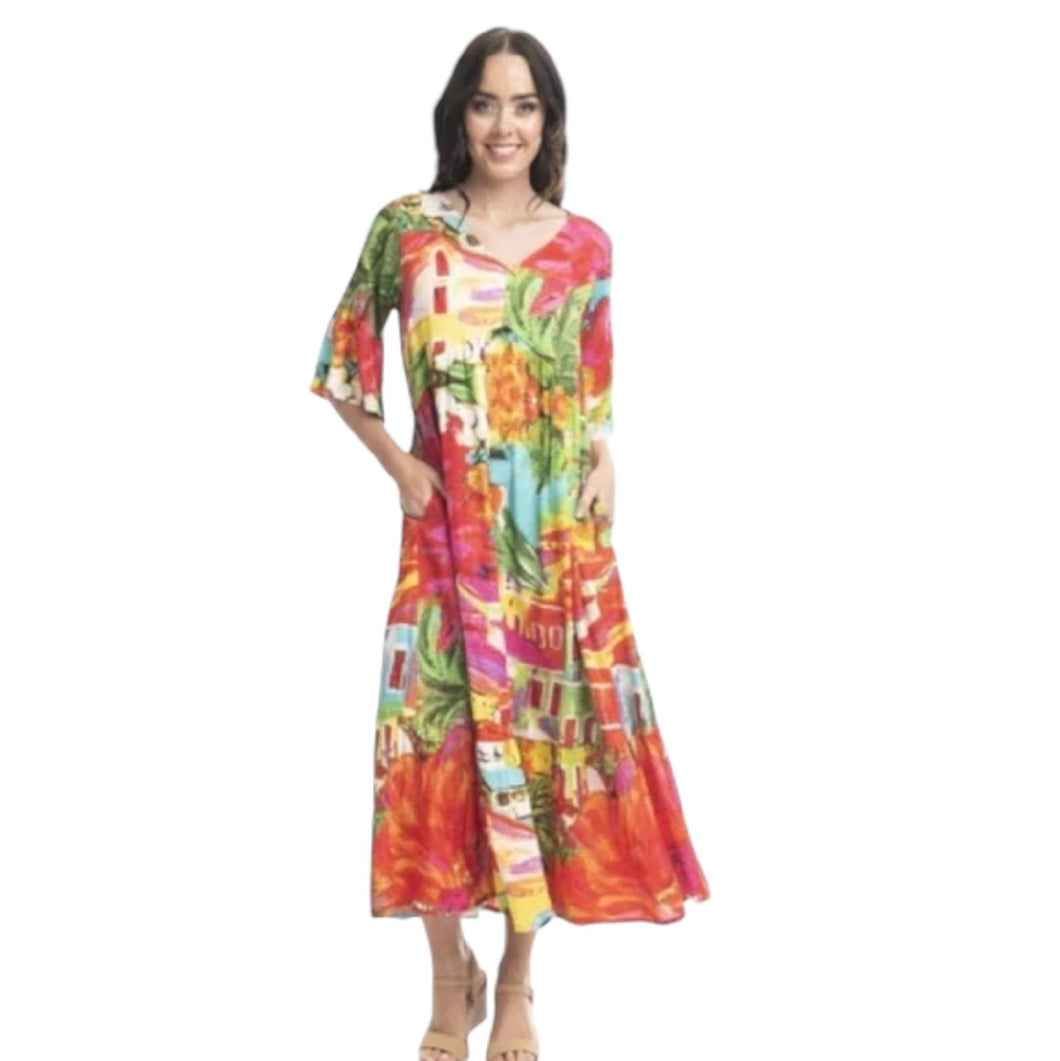 AIYA NAPA DRESS [Sz:12 COL:PRINT]