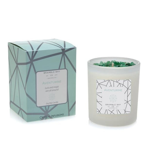 AVENTURINE CRYSTAL INFUSIONS CANDLE