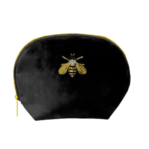 BLACK BEE CLAMSHELL BAG