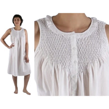 JESSIE - SLEEVELESS NIGHTGOWN [Sz:S COL:WHITE]