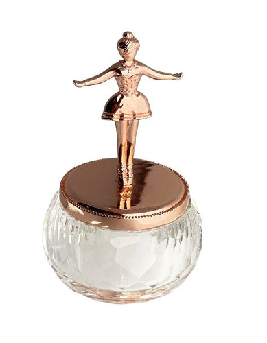 BALLERINA CRYSTAL JEWELLERY TRINKET BOX