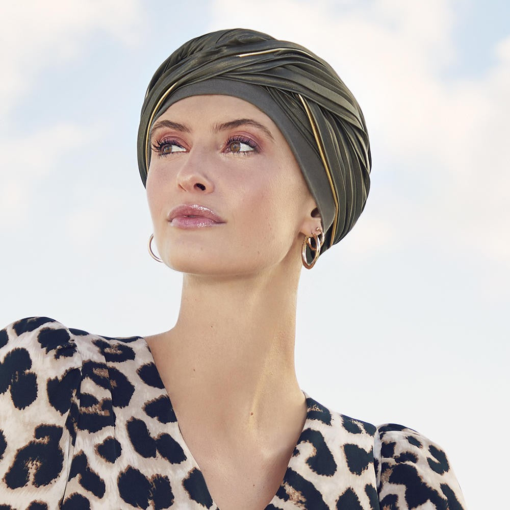 EMMY TURBAN - OLIVE