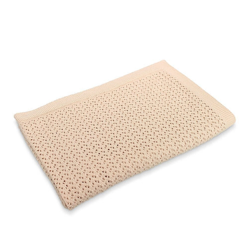 BAILEY POINTELLE BABY BLANKET SHELL
