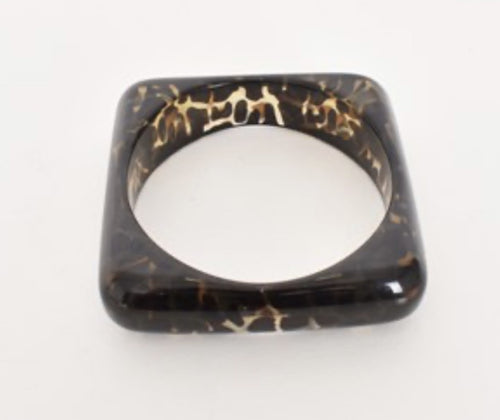 SQUARE CUT OUT RESIN BANGLE