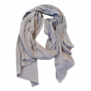 MOCHA PLAIN COTTON SCARF 