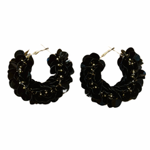 STATEMENT SEQUIN HOOPS