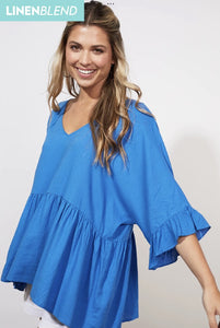 TANNA RELAX TOP [Sz:ONE SIZE  COL:COBALT]