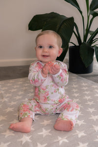 PEONY ROSE LONG LEG OUTFIT 3-6 MONTHS