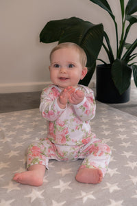 PEONY ROSE LONG LEG OUTFIT 3-6 MONTHS 