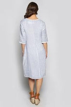 WESTLEY LINEN DRESS [Sz:M COL:KEY LARGO]