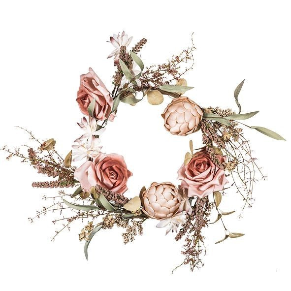 ROSE WREATH PINK 