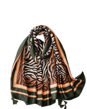 ANIMAL PRINT COTTON SCARF